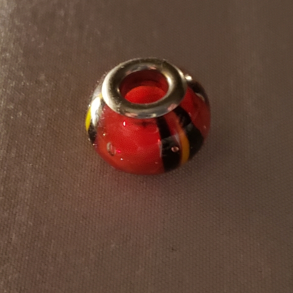 red, black & yellow charm - Picture 2 of 2